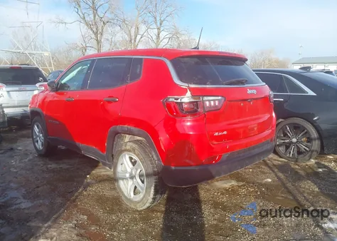 2023 Jeep Compass Sport 4X4 z USA, uszkodzony, nr VIN 3C4NJDAN9PT536236